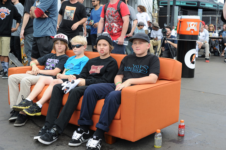 More lil' locals on the Zumiez couch